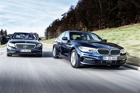 2017 BMW 530d xDrive vs 2017 Mercedes-Benz E350d | Automobile Magazine