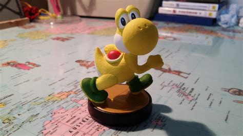 Yellow Yoshi Amiibo by SuperAj3 on DeviantArt