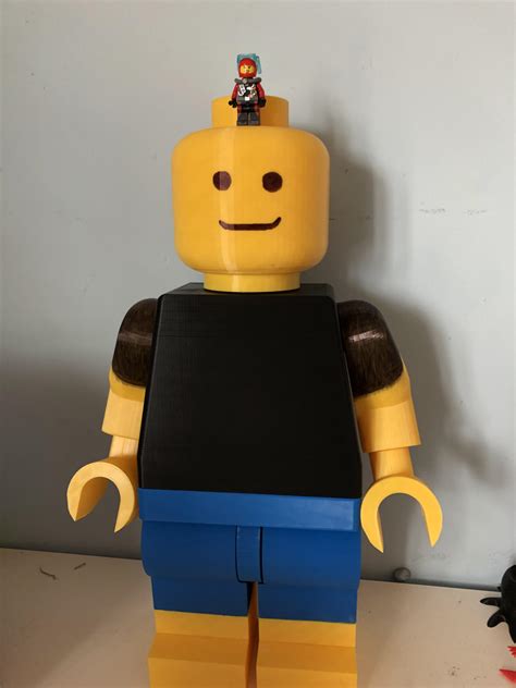 I printed a massive Lego man. 48.5cm tall : r/3Dprinting