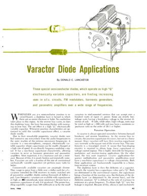 Fillable Online Varactor Diode Applications Fax Email Print - pdfFiller