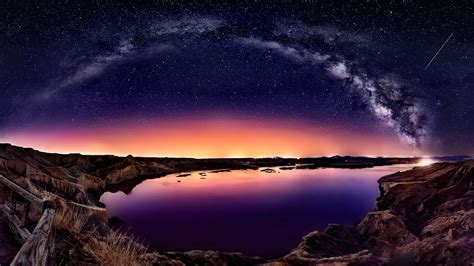 Landscape, Night, Sky, Stars, Scenery, 4K, HD Wallpaper | Rare Gallery