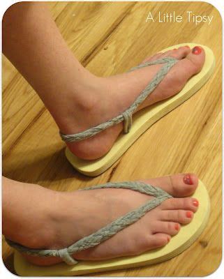 THIS IS SOMETHING WE CAN ALL DO... | Diy flip flops, Diy sandals, Diy shoes