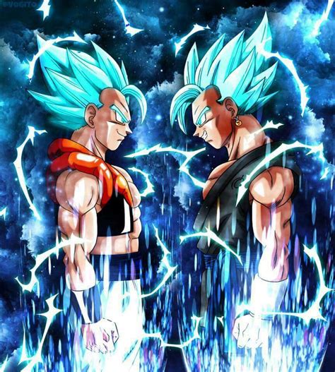 SSGSSJ GOGETA VS SSGSSJ VEGITO!!!!!!11 | Anime Amino