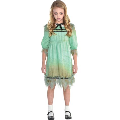 Suit Yourself Creepy Girl Halloween Costume for Girls, Large (12-14 ...