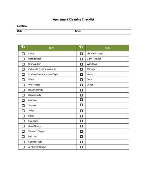 Housekeeping Inspection Checklist Template – Tasbih.armstrongdavis.com