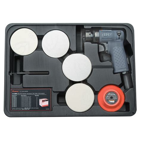 Mini Random Orbital Sander Kit by Ingersoll Rand