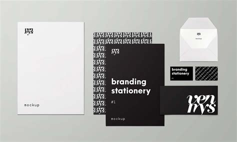 Free Branding Stationery Mockup (PSD)