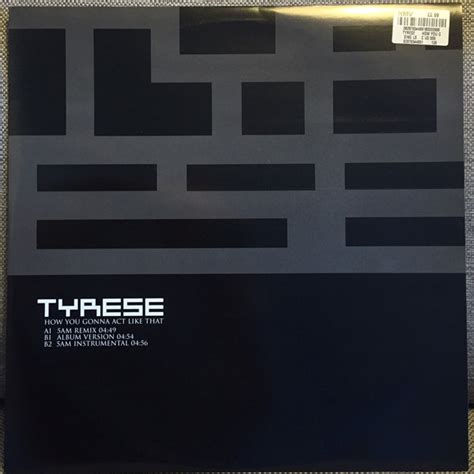 Tyrese - How You Gonna Act Like That | Releases | Discogs