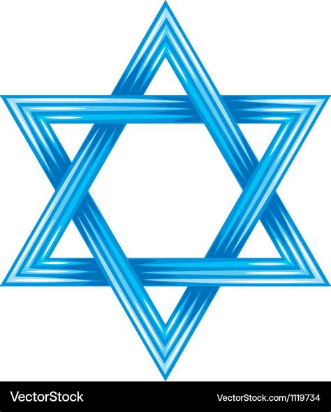 Star of david - symbol of israel Royalty Free Vector Image