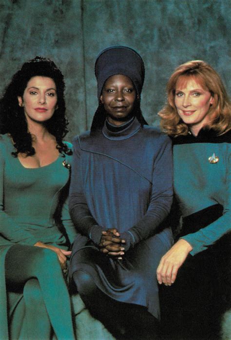 Whoopi Goldberg, Marina Sirtis and Gates McFadden in Star Trek - The Next Generation (1988-1993 ...