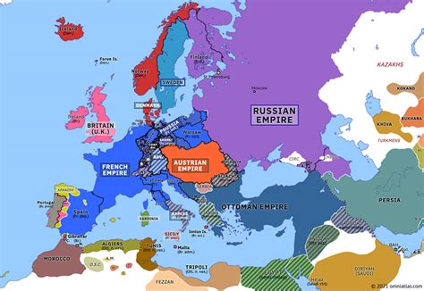 Russia On Map Of Europe