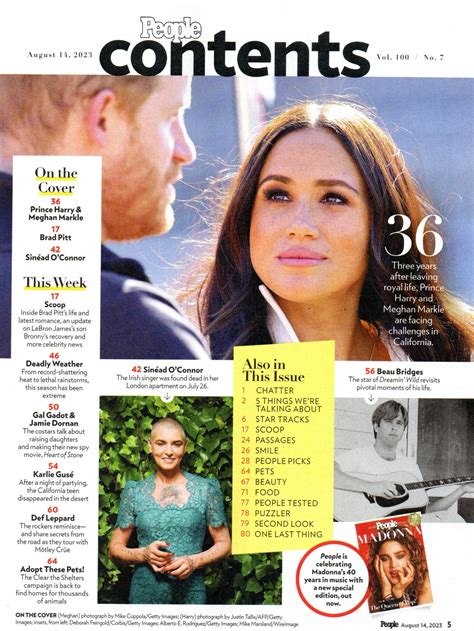 PEOPLE Magazine August 14 2023 Prince Harry Meghan Markle - Etsy