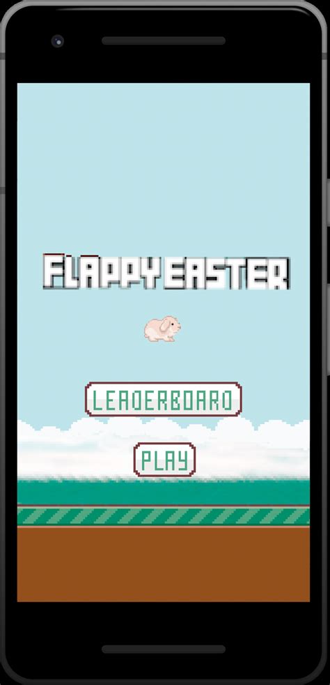 Two screenshots of the Flappy Bird game implementation, showing the ...