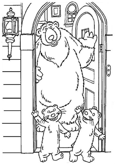 Pip and Pop Leaving Bear inthe Big Blue House Friend Coloring Pages ...