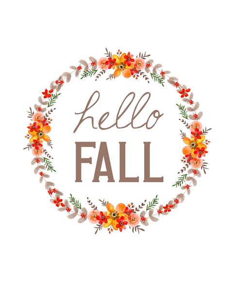 Free Fall Printables | andrea lebeau