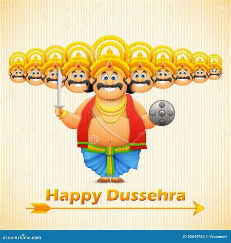 Ravana With Ten Heads For Dussehra Stock Photo - Image: 33544730