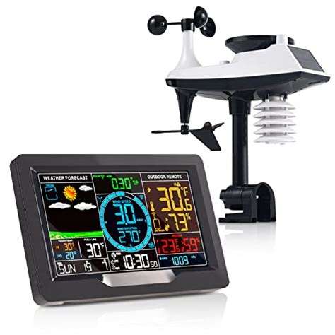 KALEVOL Professional Weather Stations Indoor Outdoor Thermometer ...