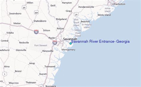 Savannah River Entrance, Georgia Tide Station Location Guide