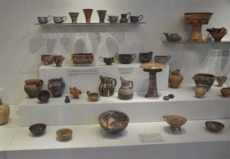 Minoan Archaelogical Museum Interior from Heraklion in Crete Islando Editorial Stock Image ...