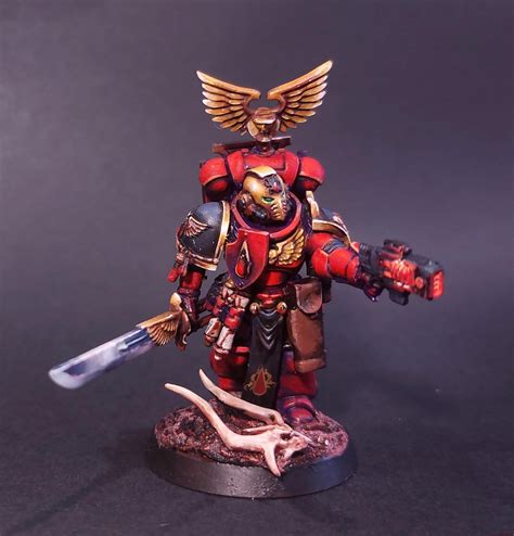 Finished painting this neat Blood Angels Primaris Lieutenant I ...