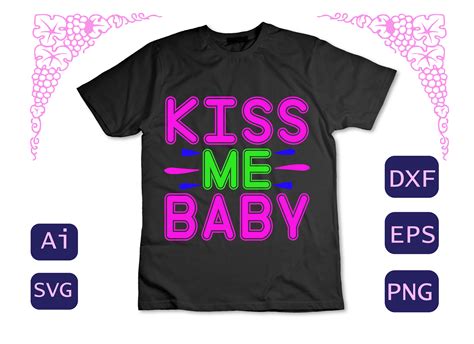 Kiss Me Baby Graphic by newart · Creative Fabrica