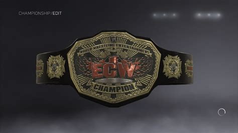 ECW Championship Belt - PC - Smacktalks.Org