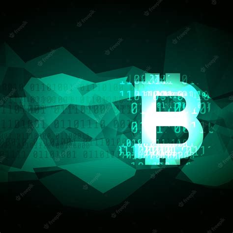 Free Vector | Abstract cryptocurrency bitcoin symbol design