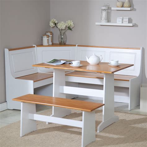 Corner Breakfast Nook Furniture Displays Hot Place to Enjoy Morning Tea and Bread – HomesFeed