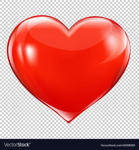 Red heart symbol Royalty Free Vector Image - VectorStock