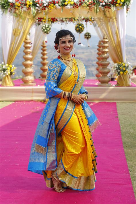 Best of Behind Nauvari Sarees for Bride - Peshwai Marathi Sarees Looks