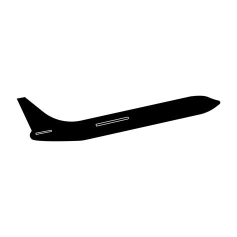 Airplane black icon . 5216034 Vector Art at Vecteezy