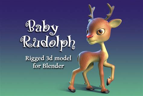 Baby Rudolph 3D model