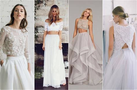 Possibly the Most Epic Selection of Two Piece Wedding Dress Bridal Separates Ever!