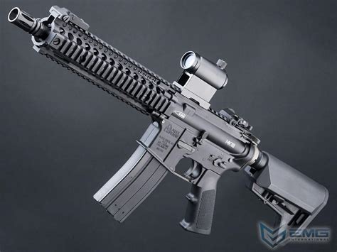 EMG / Daniel Defense Licensed M4A1 SOPMOD Block II Gas Blowback Airsoft Rifle (Model: Black ...