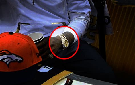 LOOK: Aqib Talib flashes $80K watch at Super Bowl 50 Opening Night ...