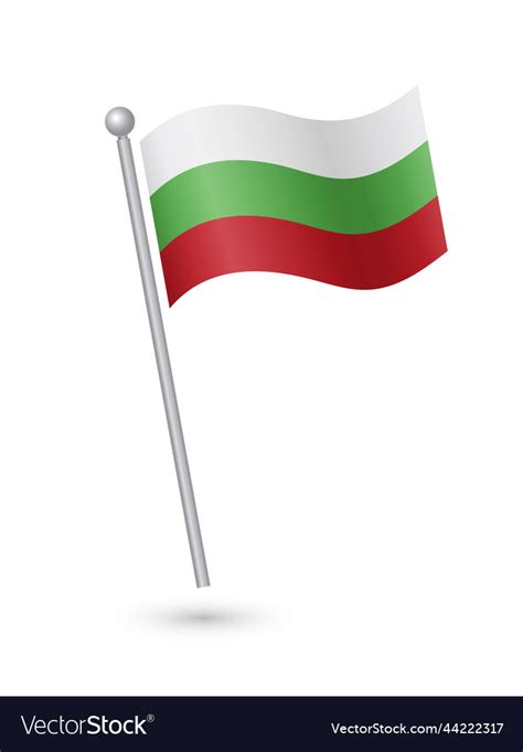 Bulgaria flag Royalty Free Vector Image - VectorStock