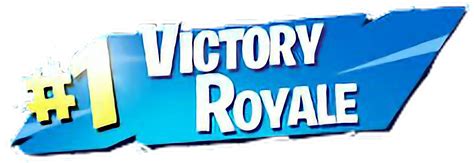 Fortnite Victory Royale Logo Blank