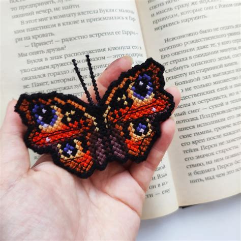 Butterfly bookmark cross stitch pattern PDF for plastic canv - Inspire ...