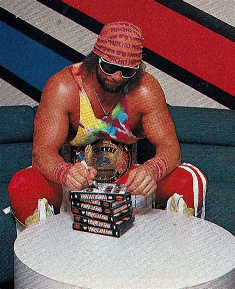 Randy "Macho Man" Savage signing WWF WrestleMania for NES in 1989 : r ...