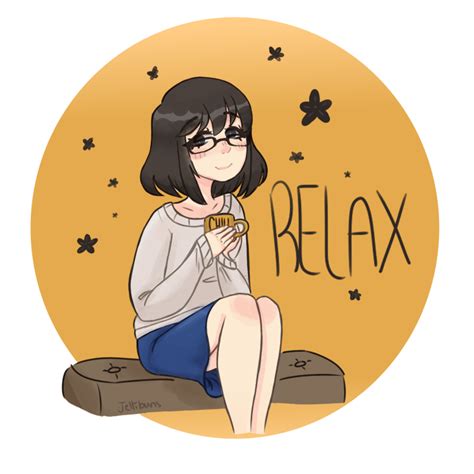 Relaxing clipart relaxed girl, Relaxing relaxed girl Transparent FREE ...