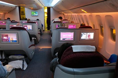 Qatar Airways Business Class 777 Overview – QR714 Houston - Doha