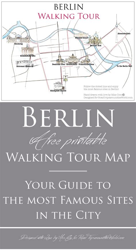 A Walking tour map of Berlin - Only on Road Trips around the World