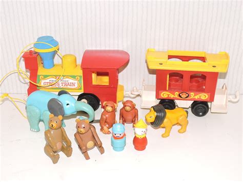 Fisher Price Circus Train Set Made In The USA All Four Train ...