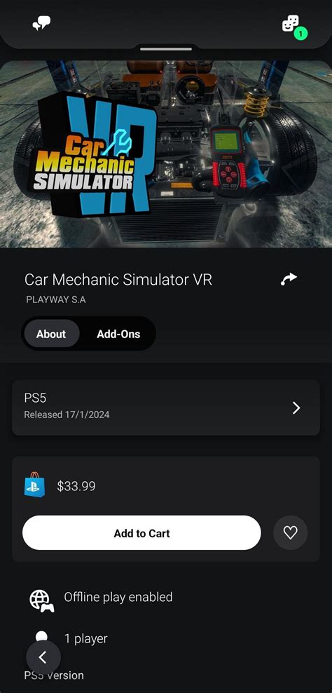 Car mechanic simulator Vr for the PSVR2 has been shadow dropped today ...