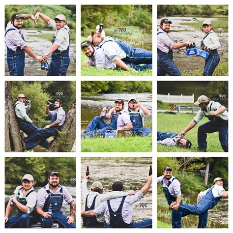 Just two bros doing a best friends photo session after their ladies had ...