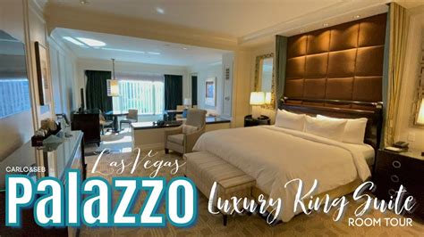 Palazzo Las Vegas Luxury King Suite | a QUICK room tour | Carlo&Seb - YouTube