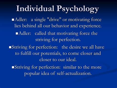 PPT - Alfred Adler Individual Psychology PowerPoint Presentation, free ...