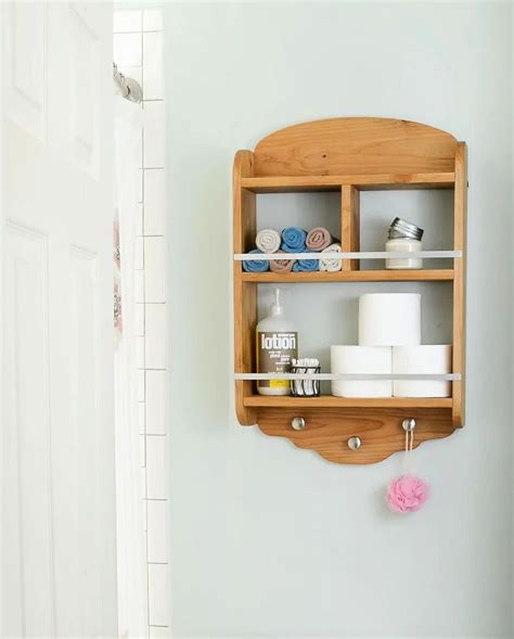 DIY Bathroom Shelf with Hooks – Semis Online