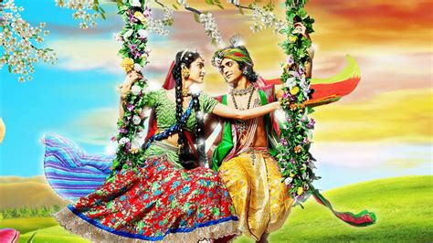 Download Radha Krishna Serial Swing Wallpaper | Wallpapers.com