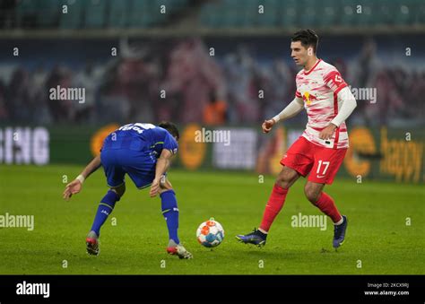 Dominik Szoboszlai of RB Leipzig during Rb Leipzig against Leverkusen ...